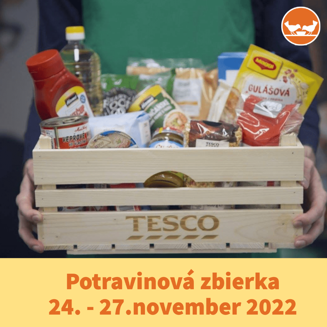 Potravinová zbierka 24. - 27. november 2022