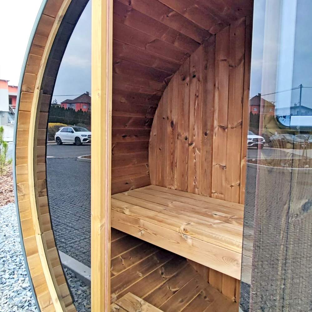 Nanosauna - úsporná sudová sauna Borovica THERMOWOOD